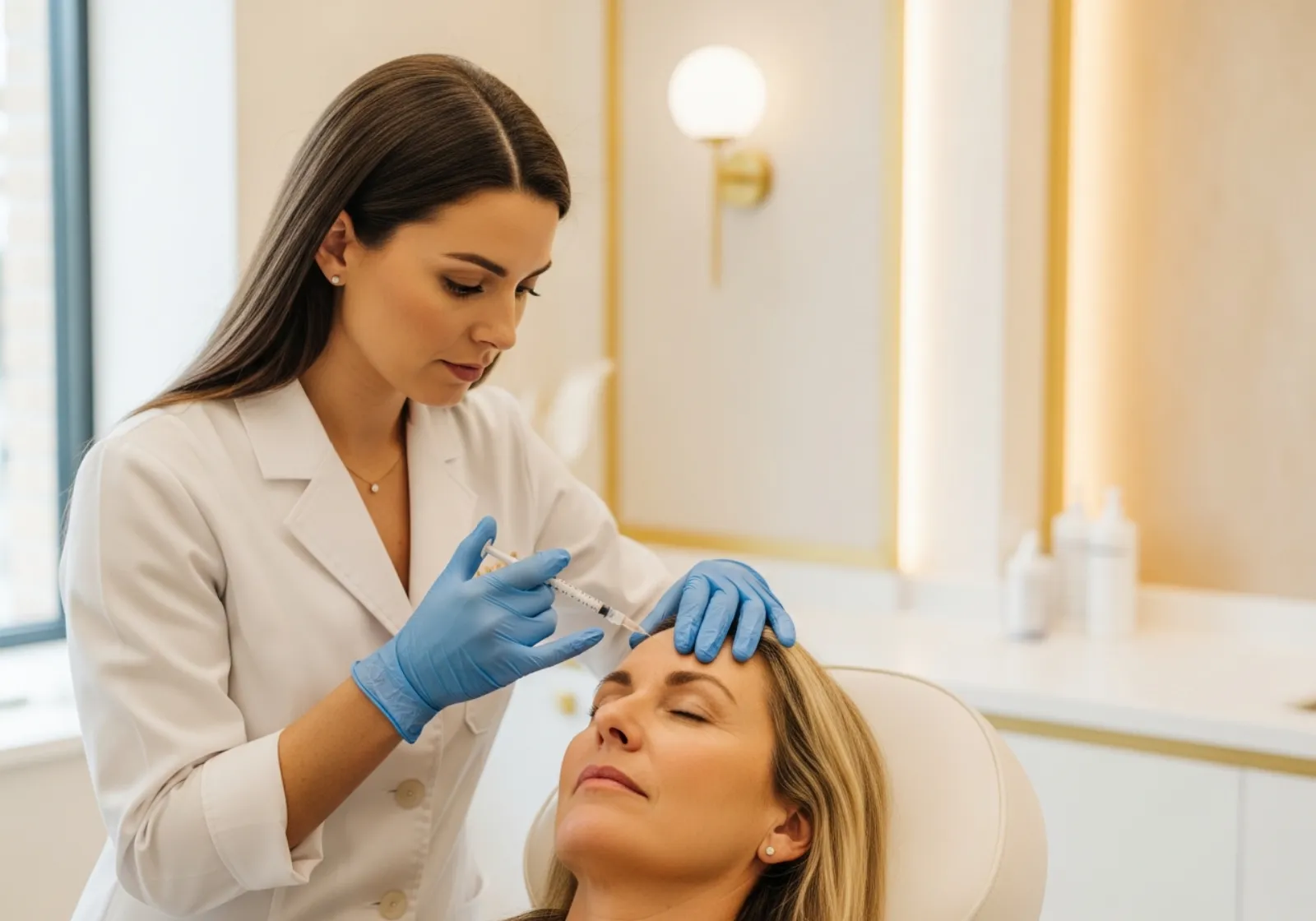 Botox-Faltenbehandlung an der Stirn bei Norden Medical Aesthetics