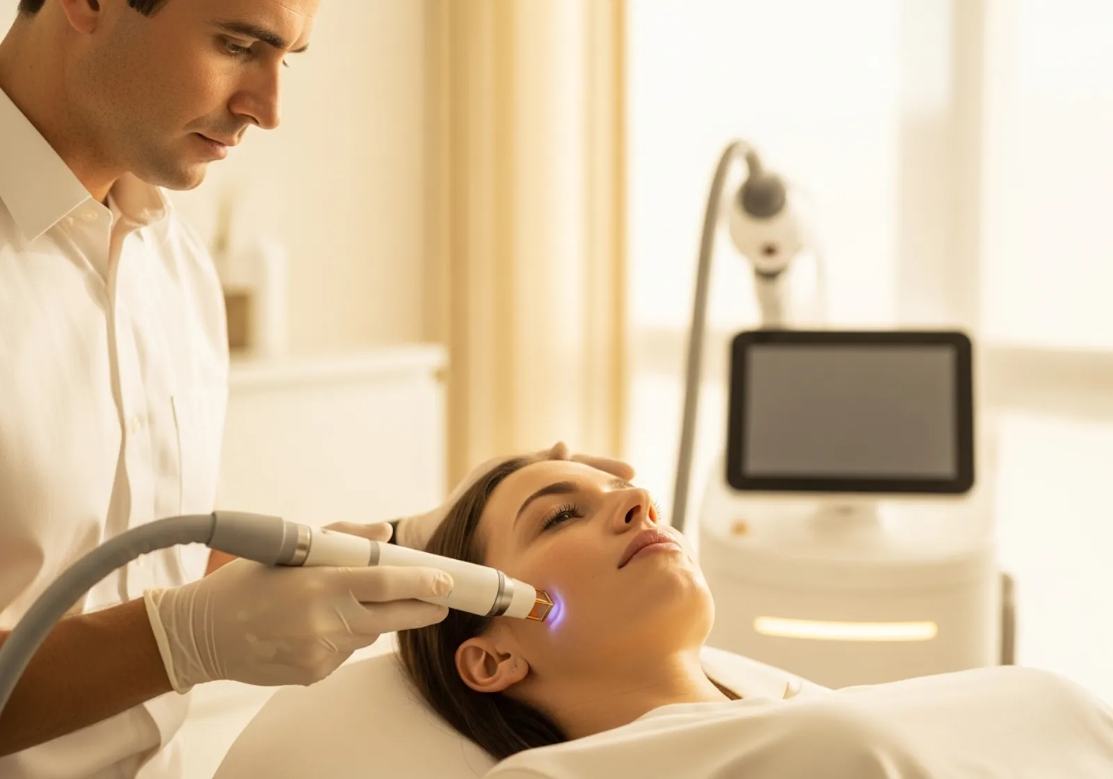 Endolift-Laserbehandlung an der Kinnlinie bei Norden Medical Aesthetics