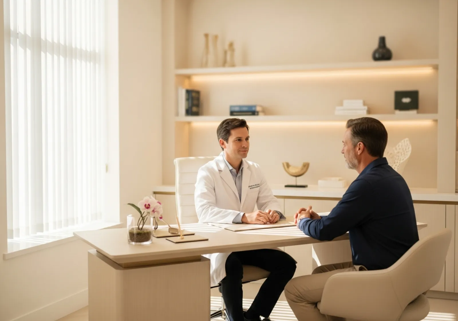 Vertrauliches ärztliches Beratungsgespräch bei Norden Medical Aesthetics