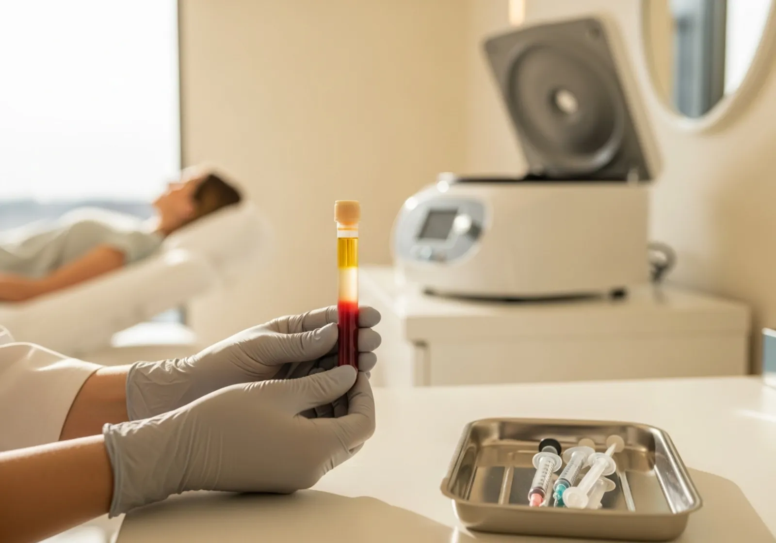 PRP-Behandlung mit aufbereitetem Blutplasma bei Norden Medical Aesthetics